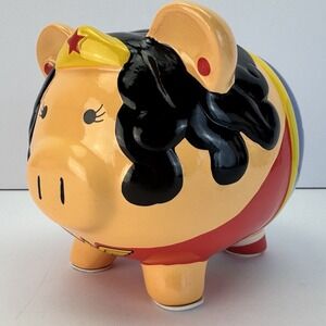 Wonder Woman FAB Starpoint Ceramic Piggybank, original white plug & foot pieces